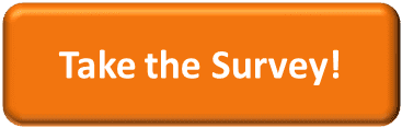 An orange rectangular button with rounded edges displaying the text Take the Survey! in white letters.