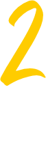 A large, yellow number 2 is displayed in a bold, handwritten style on a light gray background.